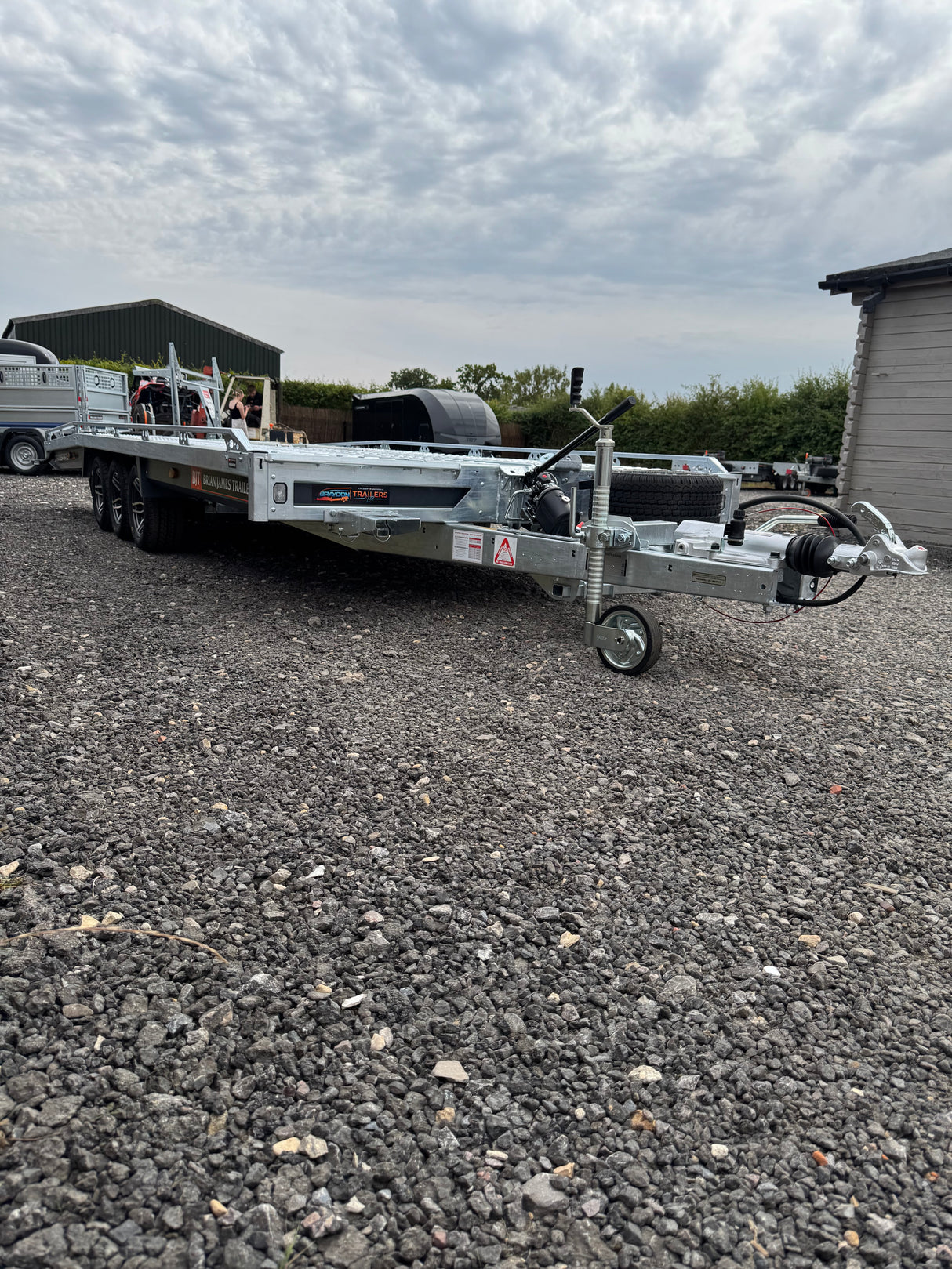 Brian James T6 T Transporter Car Trailer, 5.0m x 2.24m, 3.5t, 10in wheels, 3 Axle - 231-5022-35-3-10