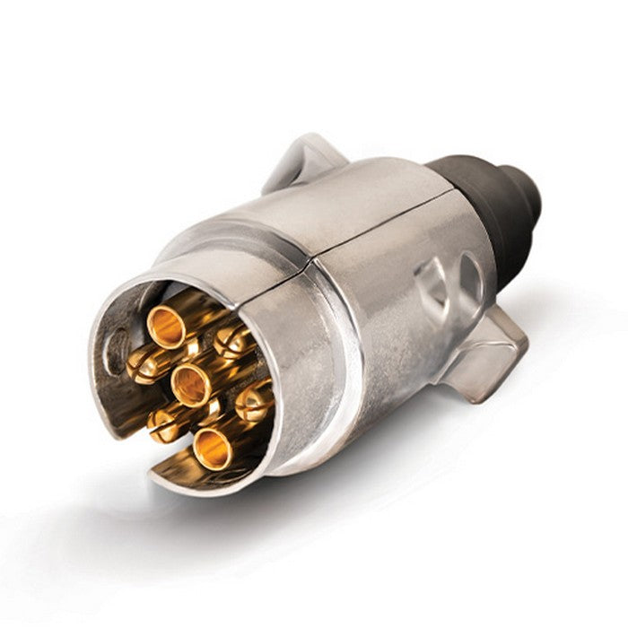 MP24B 12n Type 7 Pin Aluminium Plug — 024B