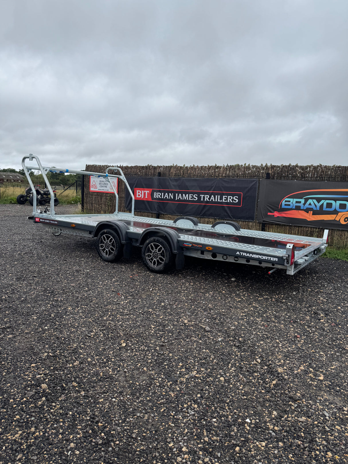 Brian James A Transporter Car Trailer – 4.5m x 2.0m | 3000kg| 12" Wheels | Twin Axle 130-4520-30-2-12