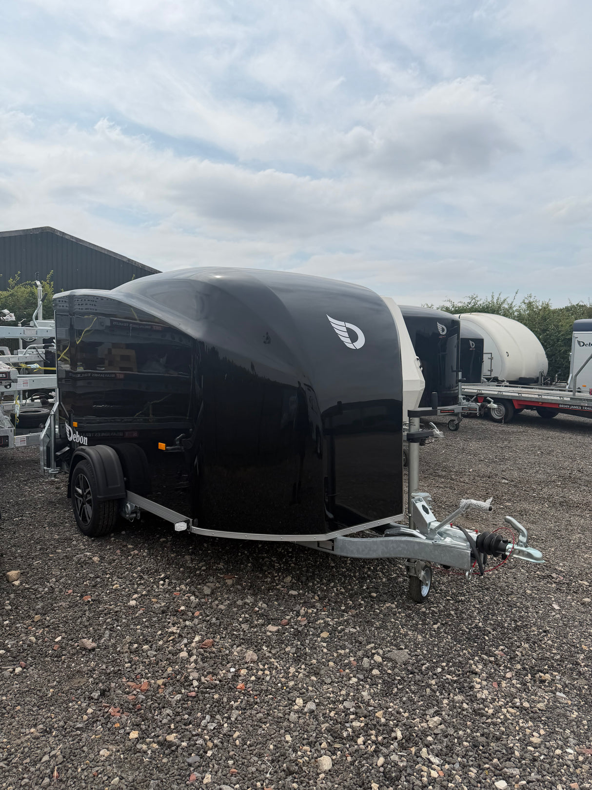 Debon Cargo XL Box Van Bike Trailer Polyester & Side Door