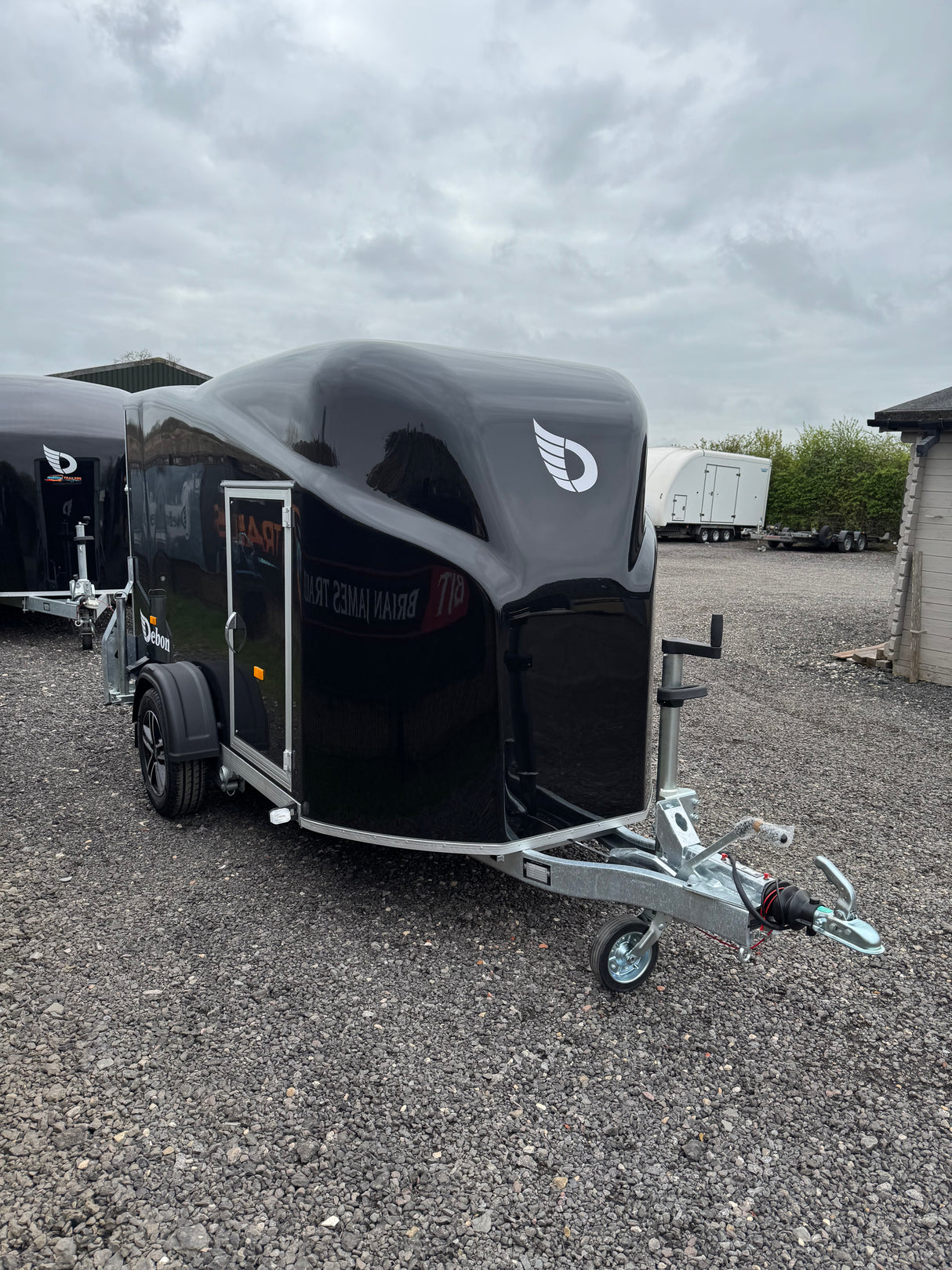 Debon Cargo 1300 Box Van Bike Trailer Polyester & Side Door