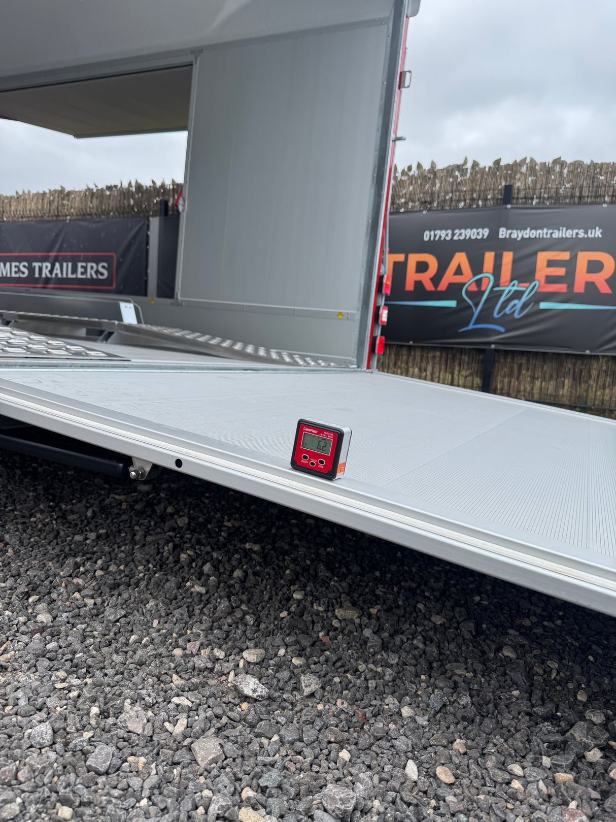 Debon Roadster C2000 Box Van Enclosed Car Transporter Trailer Grey