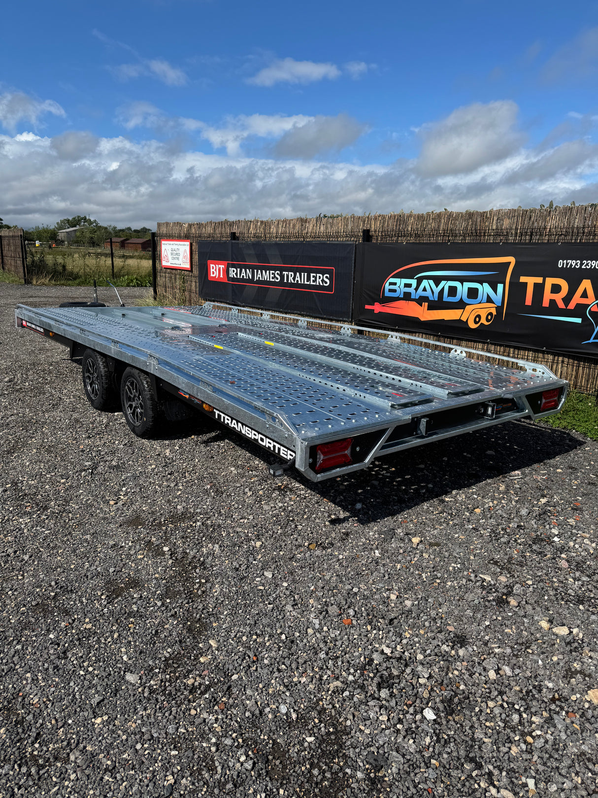Brian James T Transporter T4 Car Trailer 5.0m x 2.24m 3.5T Twin Axle 231-5022-35-2-12