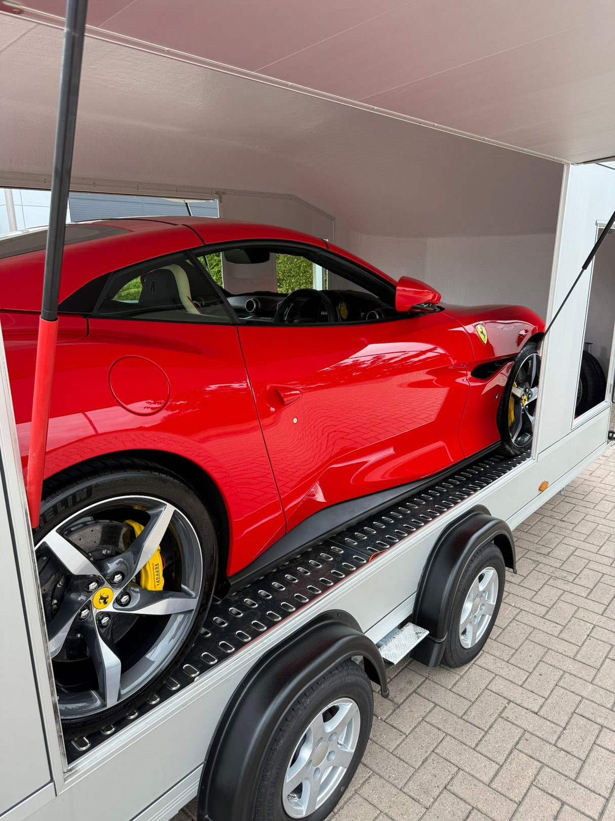 Debon Roadster C2000 Box Van Enclosed Car Transporter Trailer Grey