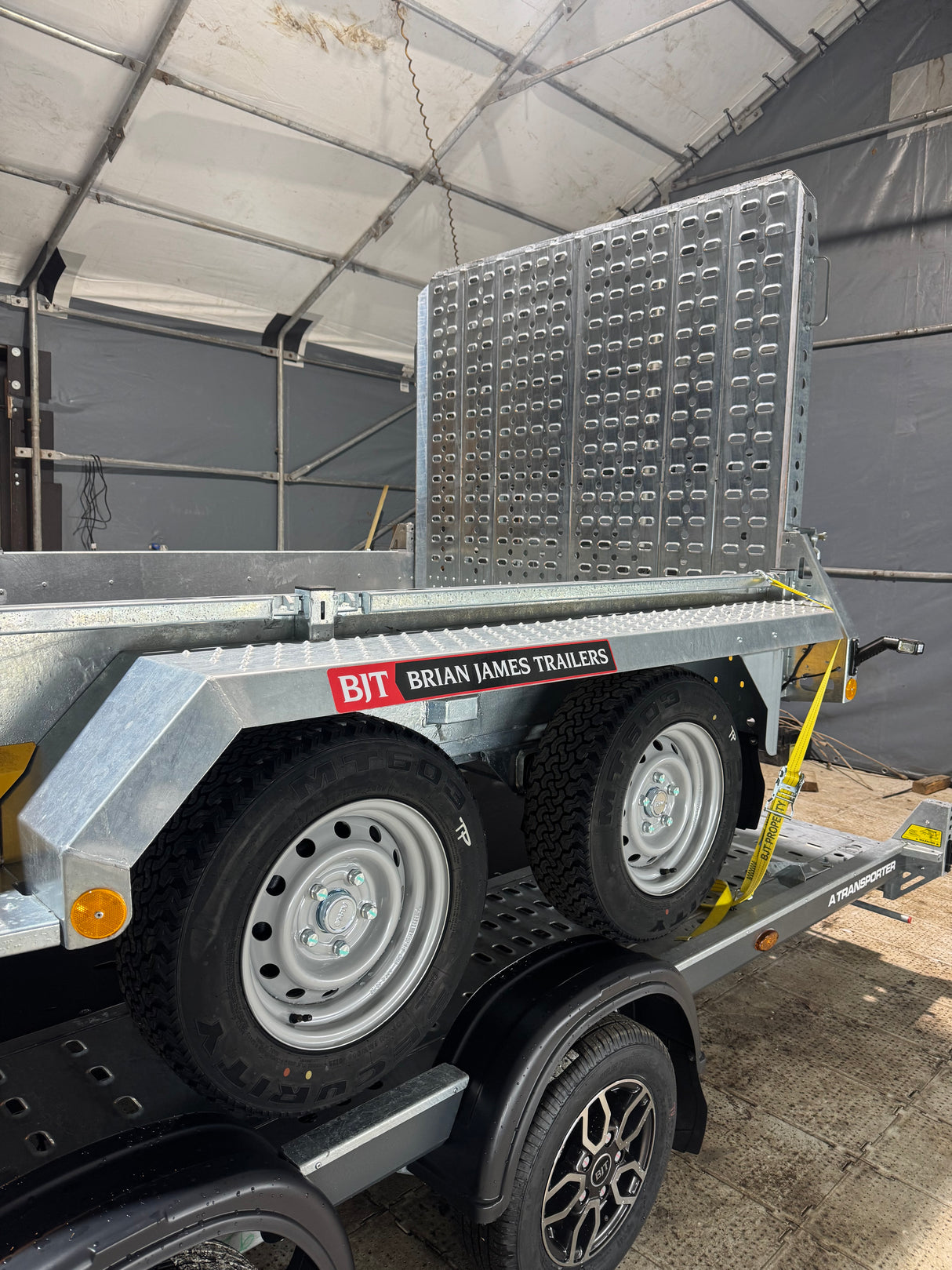 Brian James General Plant Digger Trailer 551-3117-35-2-13 3.1m x 1.7m 10ft x 5ft 3500kg