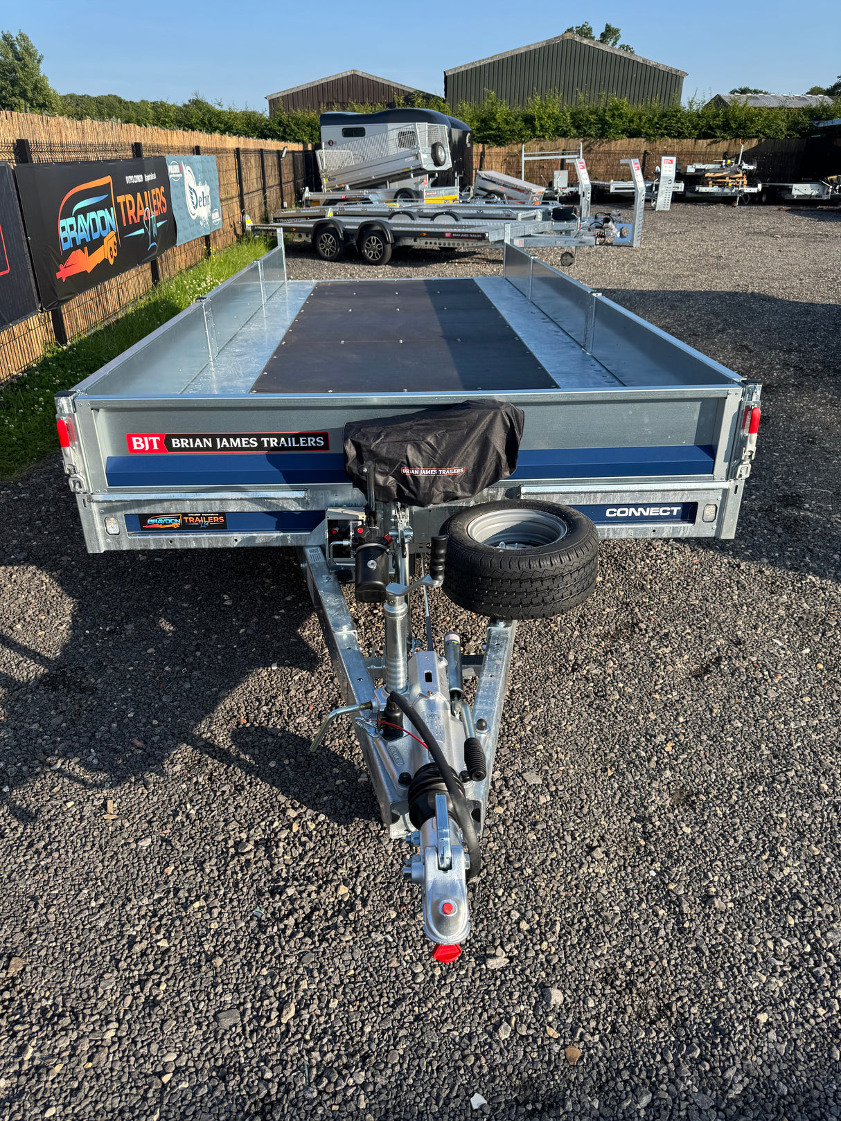 Brian James Connect Flatbed Trailer – 5.5m x 2.29m | 3.5T | Triple Axle | 10” Wheels 476-5522-35-3-10
