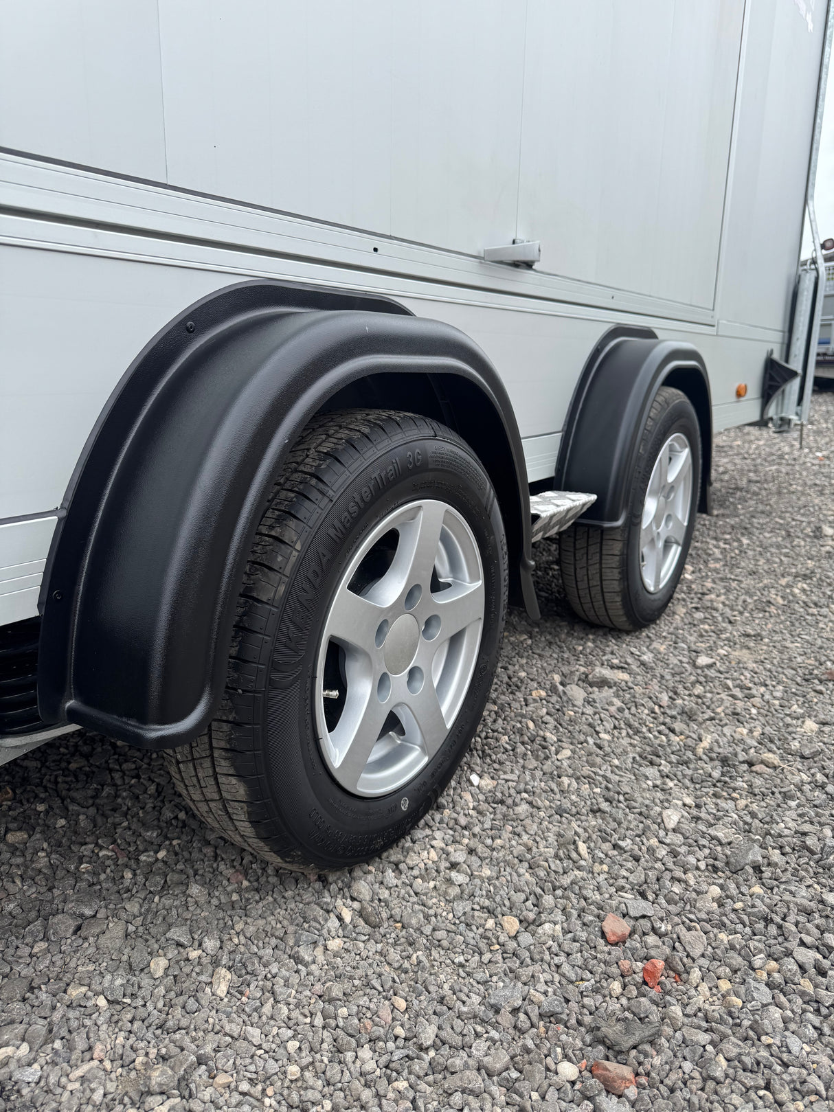Debon Roadster C2000 Box Van Enclosed Car Transporter Trailer Grey