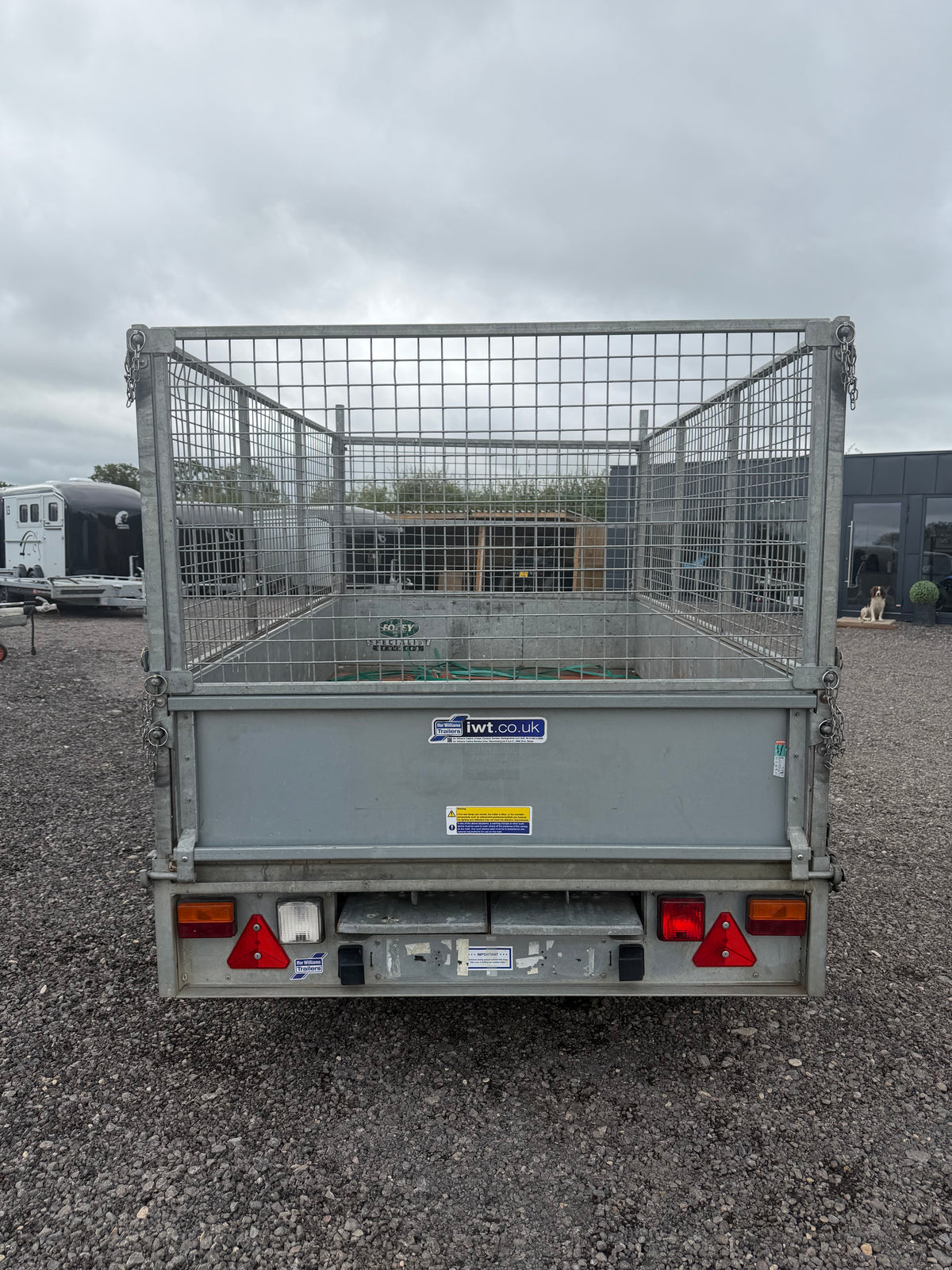 2021 Ifor Williams LM85G 8' x 5' Dropside Trailer with Mesh Sides & Ramps – 2700kg
