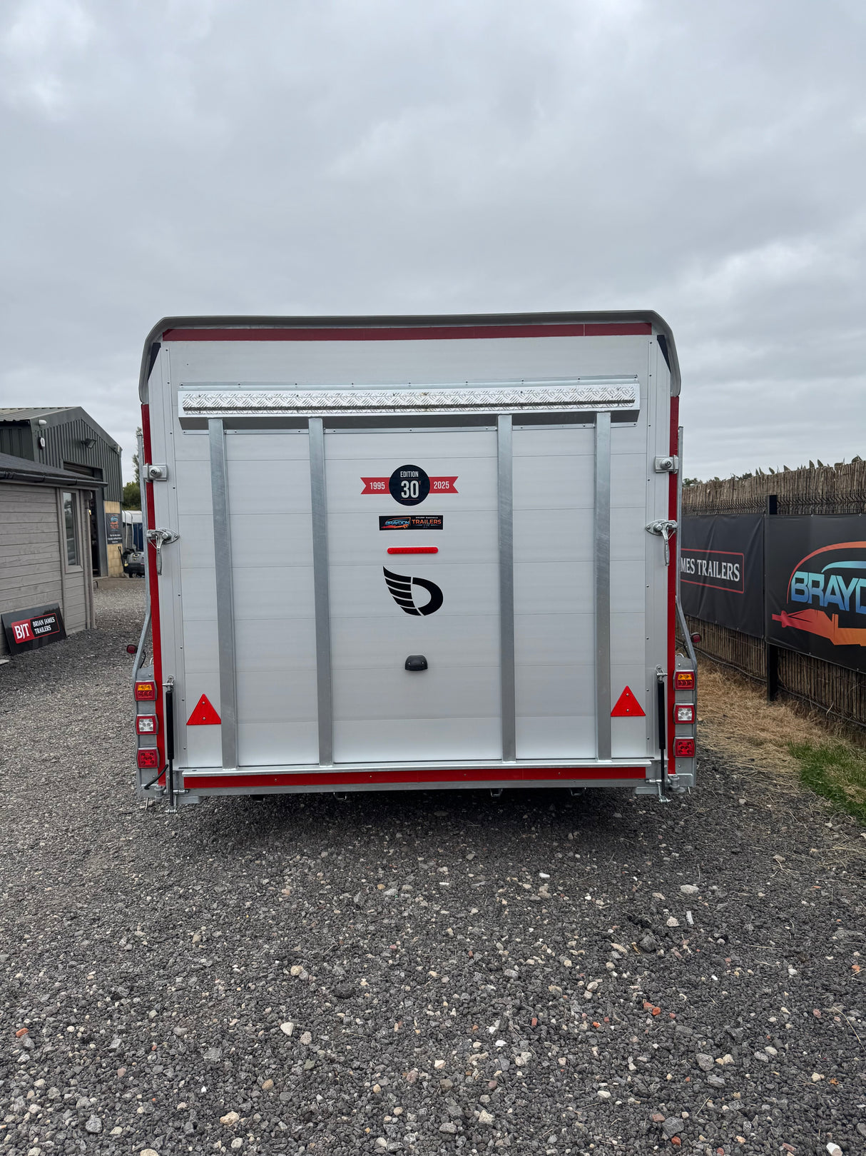 Debon Roadster C2000 Box Van Enclosed Car Transporter Trailer Grey