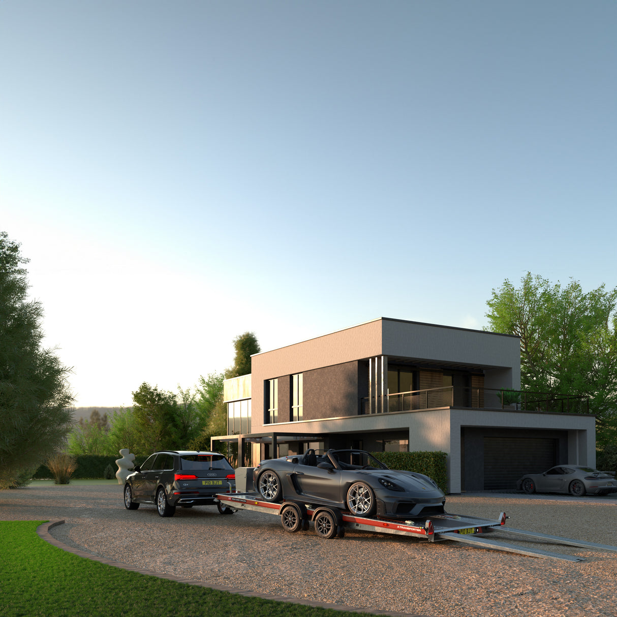 Brian James A Transporter Car Trailer – 5.0m x 2.1m | 3500kg | 12" Wheels | Twin Axle 130-5021-35-2-12