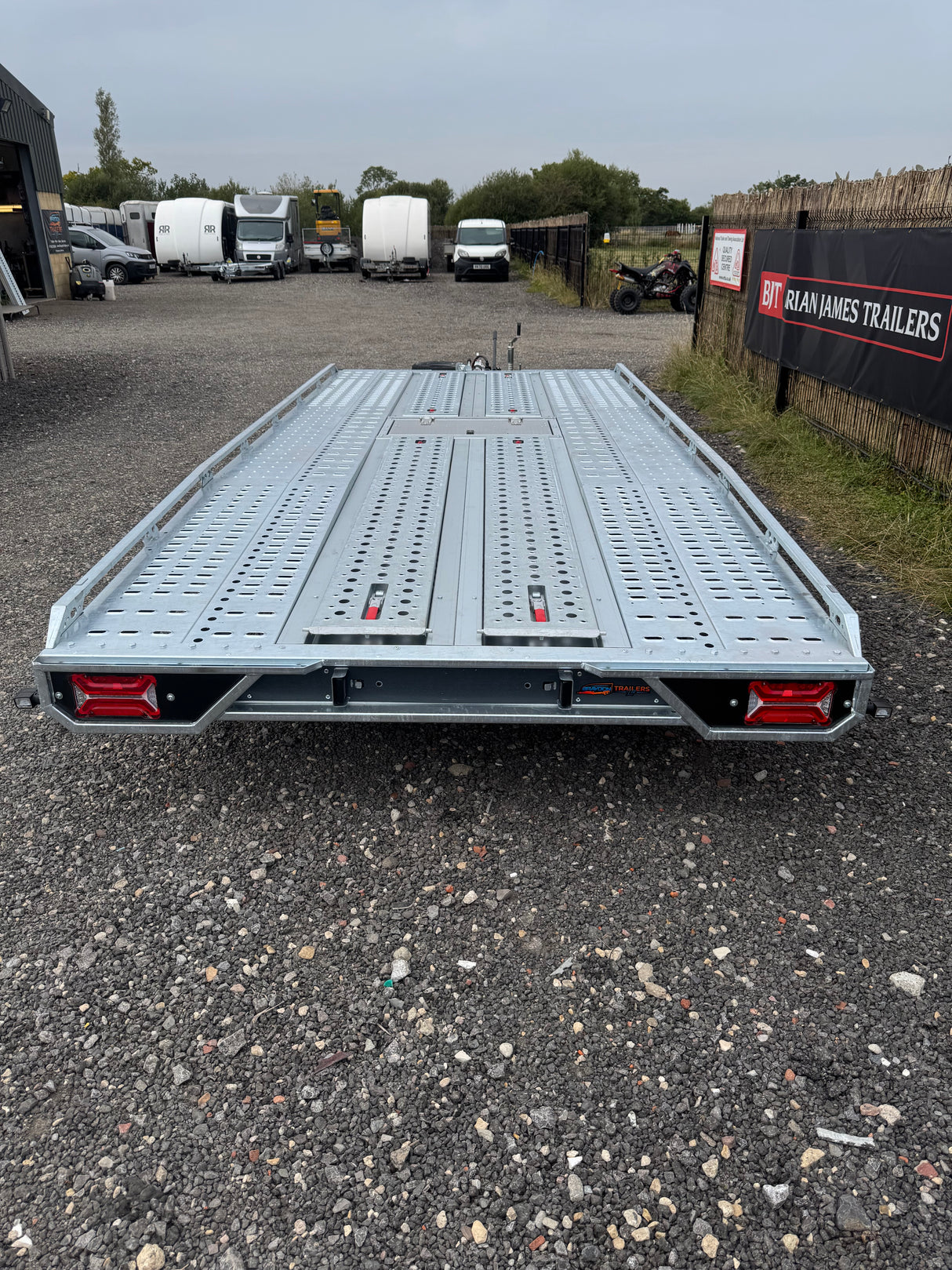 Brian James T6 T Transporter Car Trailer, 5.0m x 2.24m, 3.5t, 10in wheels, 3 Axle - 231-5022-35-3-10