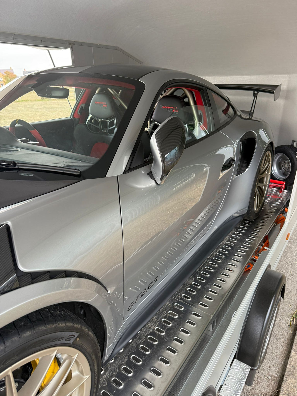 Debon Roadster C2000 Box Van Enclosed Car Transporter Trailer Grey