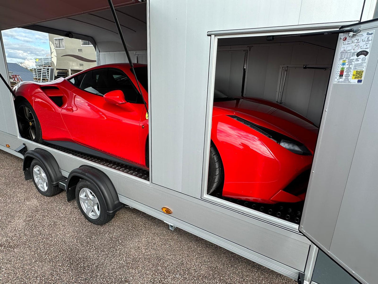 Debon Roadster C2000 Box Van Enclosed Car Transporter Trailer Grey