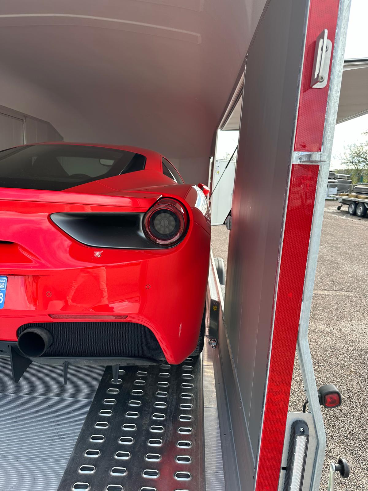 Debon Roadster C2000 Box Van Enclosed Car Transporter Trailer Grey