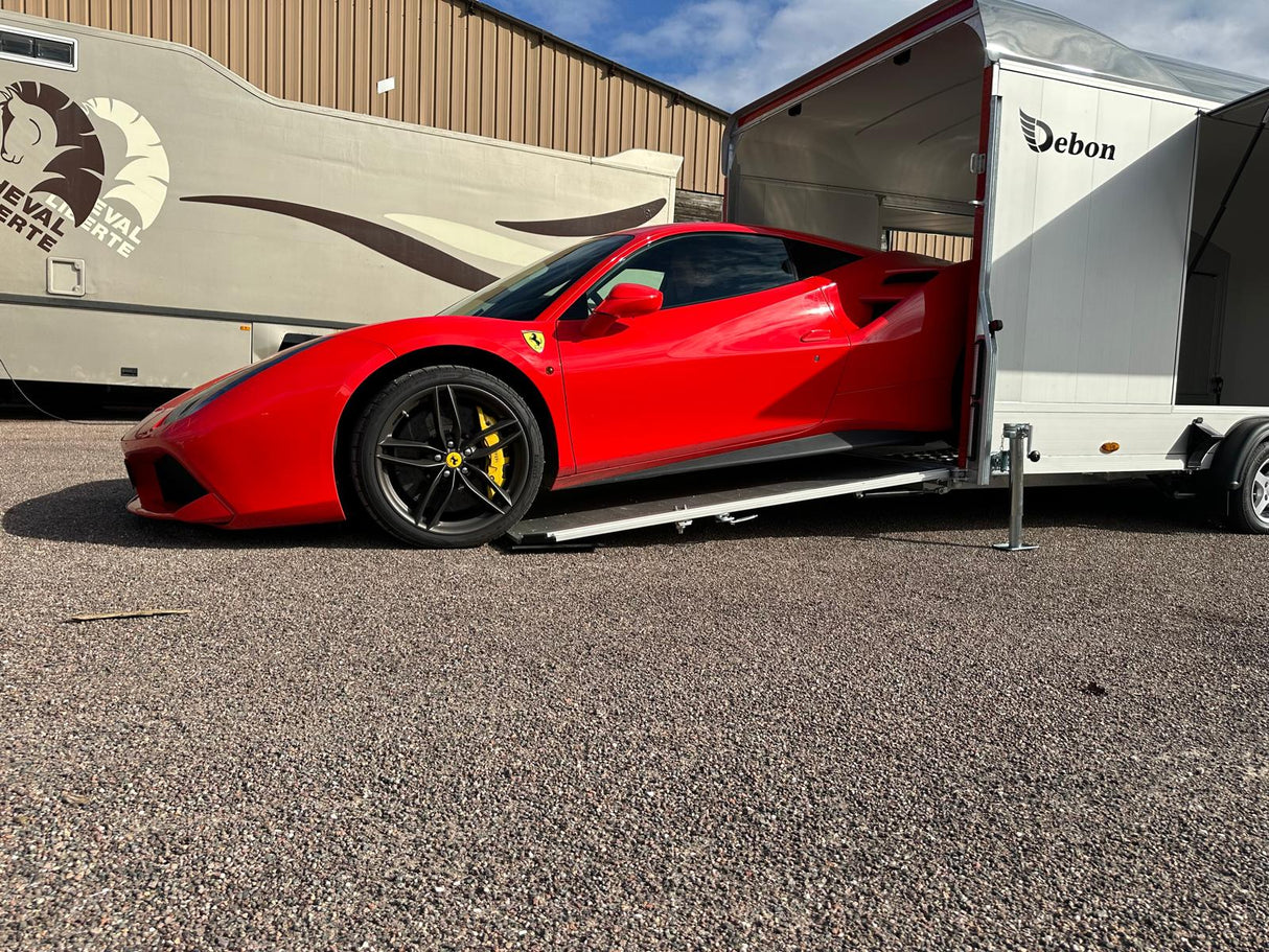 Debon Roadster C2000 Box Van Enclosed Car Transporter Trailer Grey