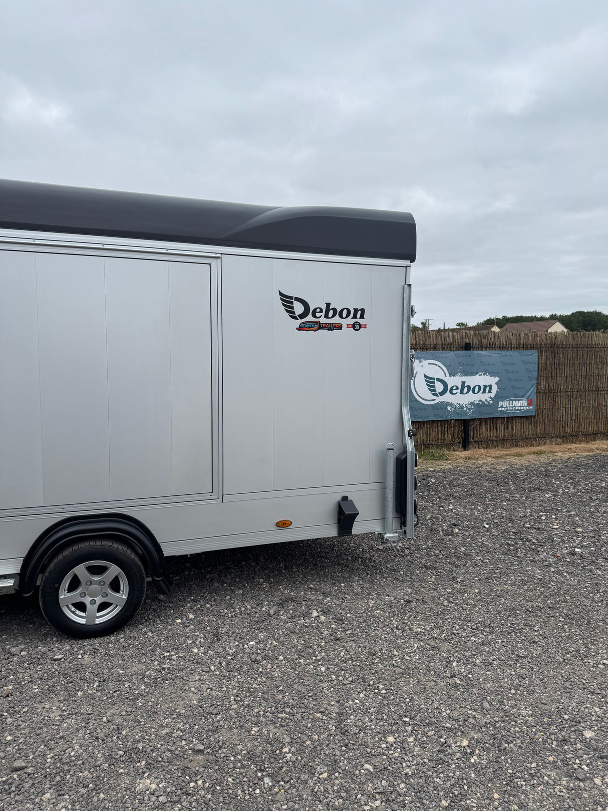 Debon Roadster C2000 Box Van Enclosed Car Transporter Trailer Grey