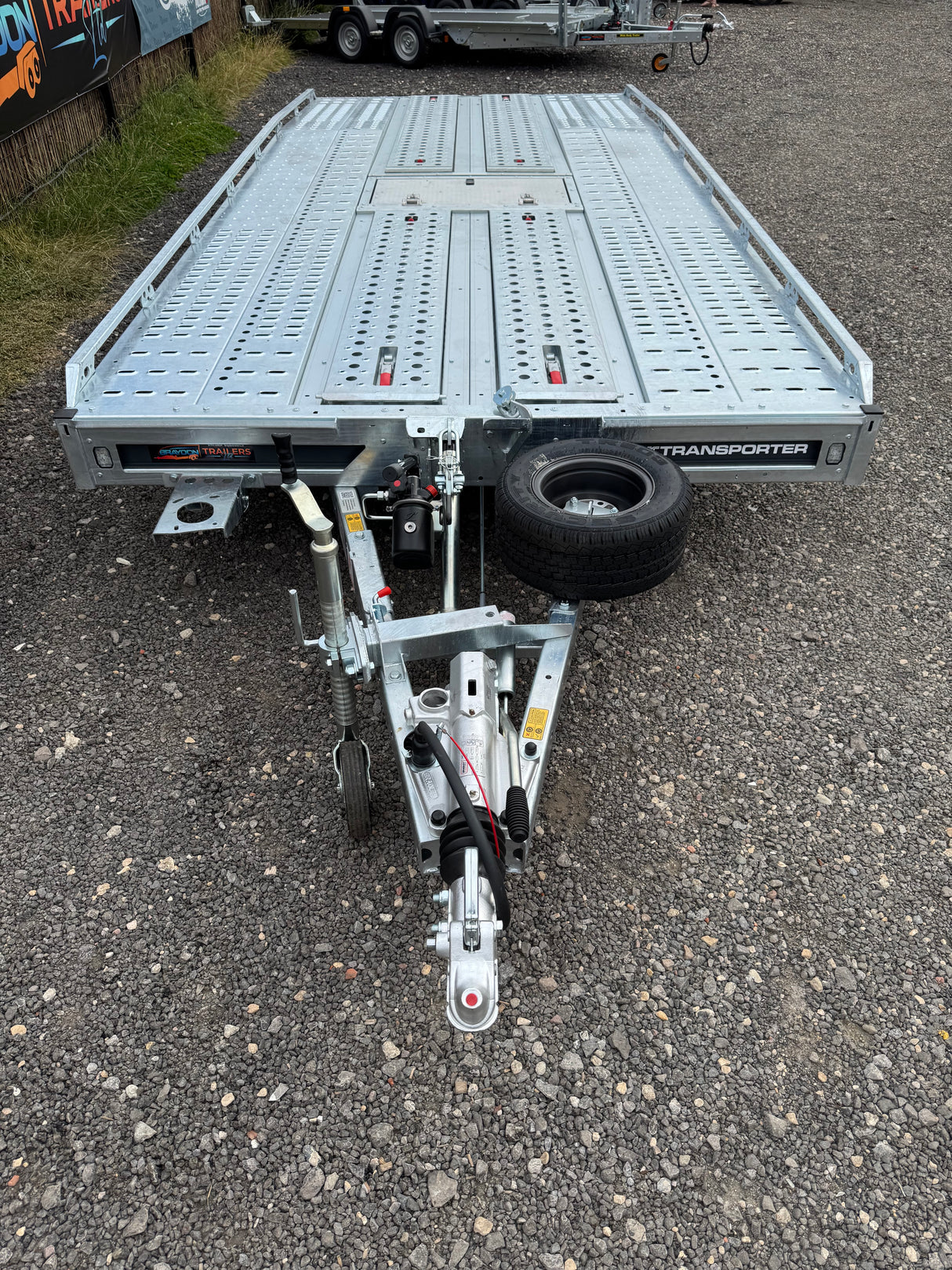 Brian James T6 T Transporter Car Trailer, 5.0m x 2.24m, 3.5t, 10in wheels, 3 Axle - 231-5022-35-3-10