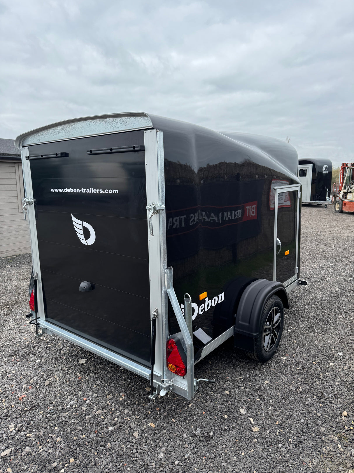 Debon Cargo 1300 Box Van Bike Trailer Polyester & Side Door