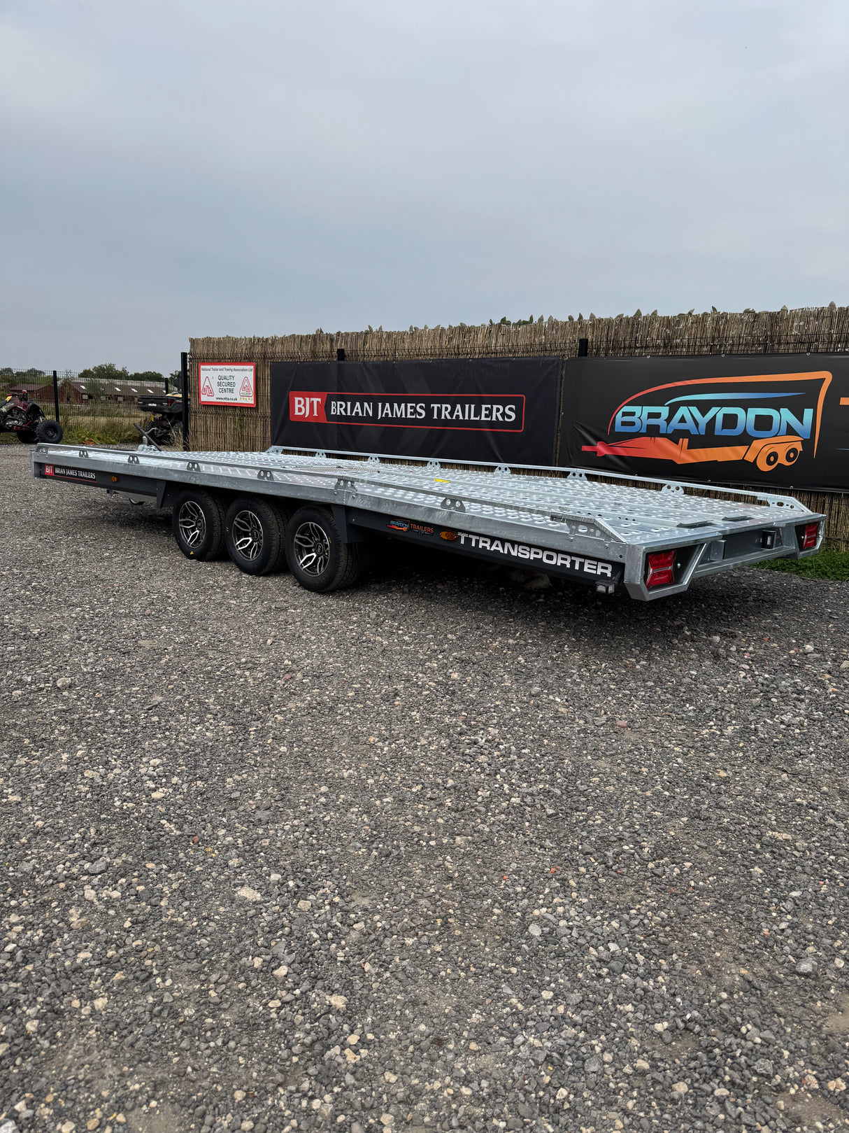 Brian James T6 T Transporter Car Trailer, 5.0m x 2.24m, 3.5t, 10in wheels, 3 Axle - 231-5022-35-3-10