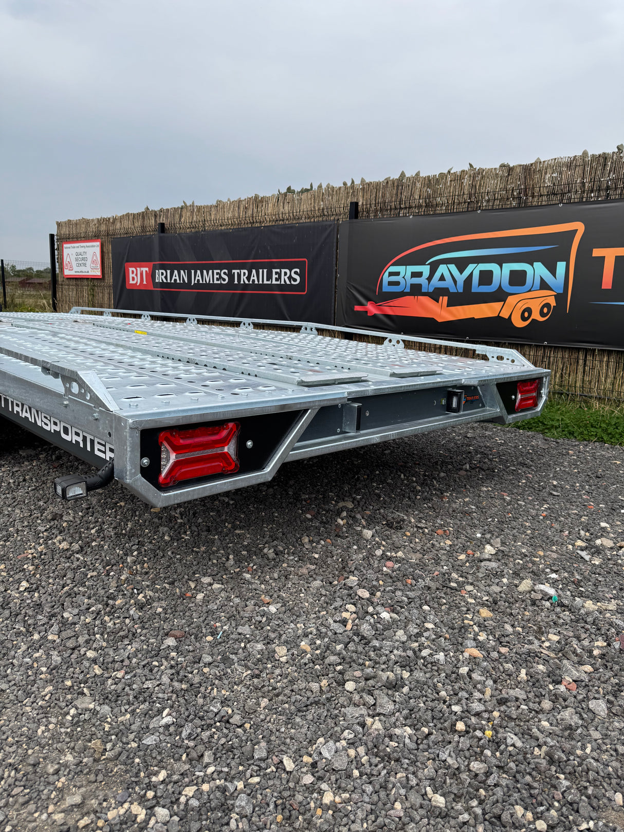 Brian James T6 T Transporter Car Trailer, 5.0m x 2.24m, 3.5t, 10in wheels, 3 Axle - 231-5022-35-3-10