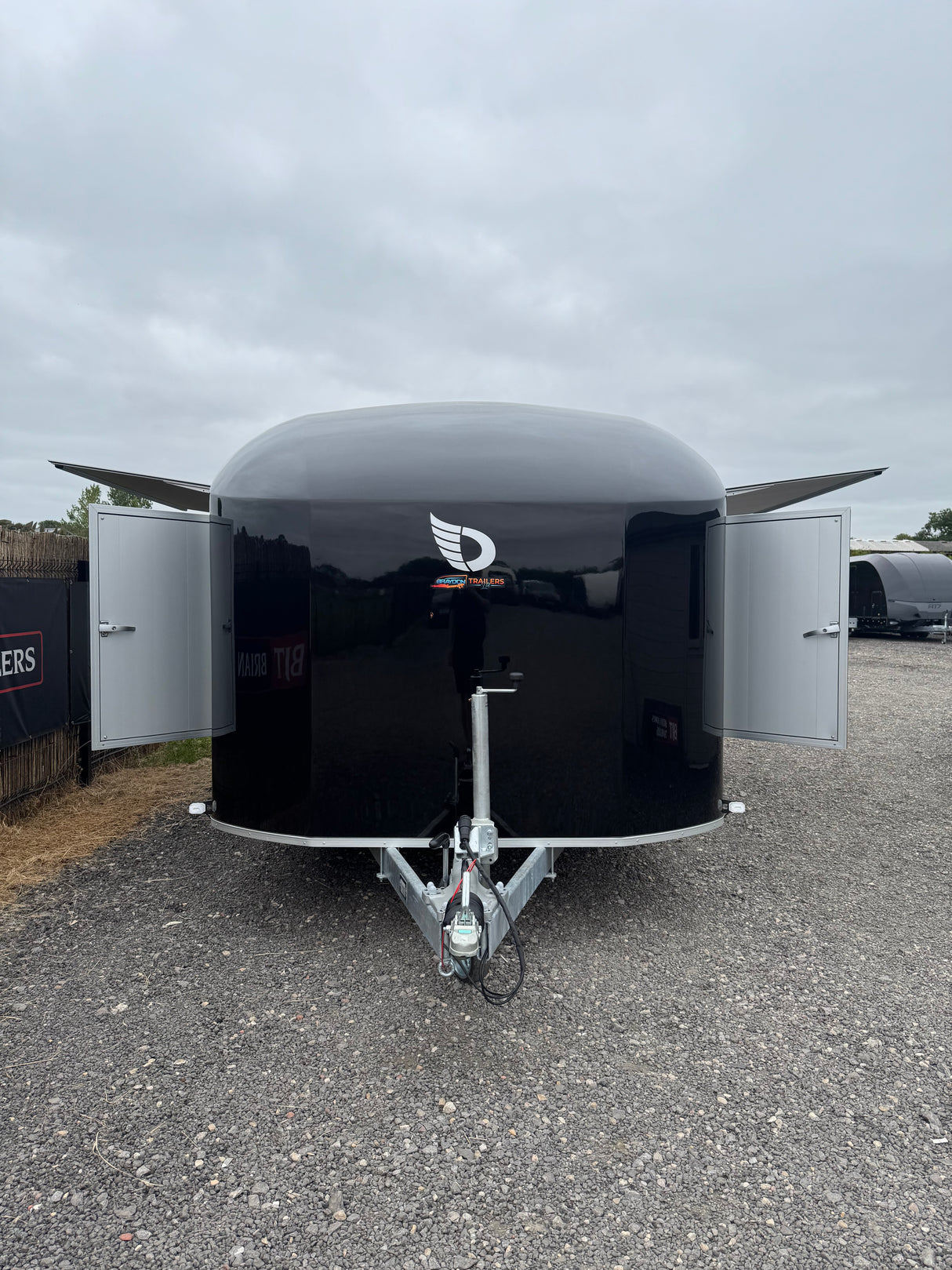 Debon Roadster C2000 Box Van Enclosed Car Transporter Trailer Grey