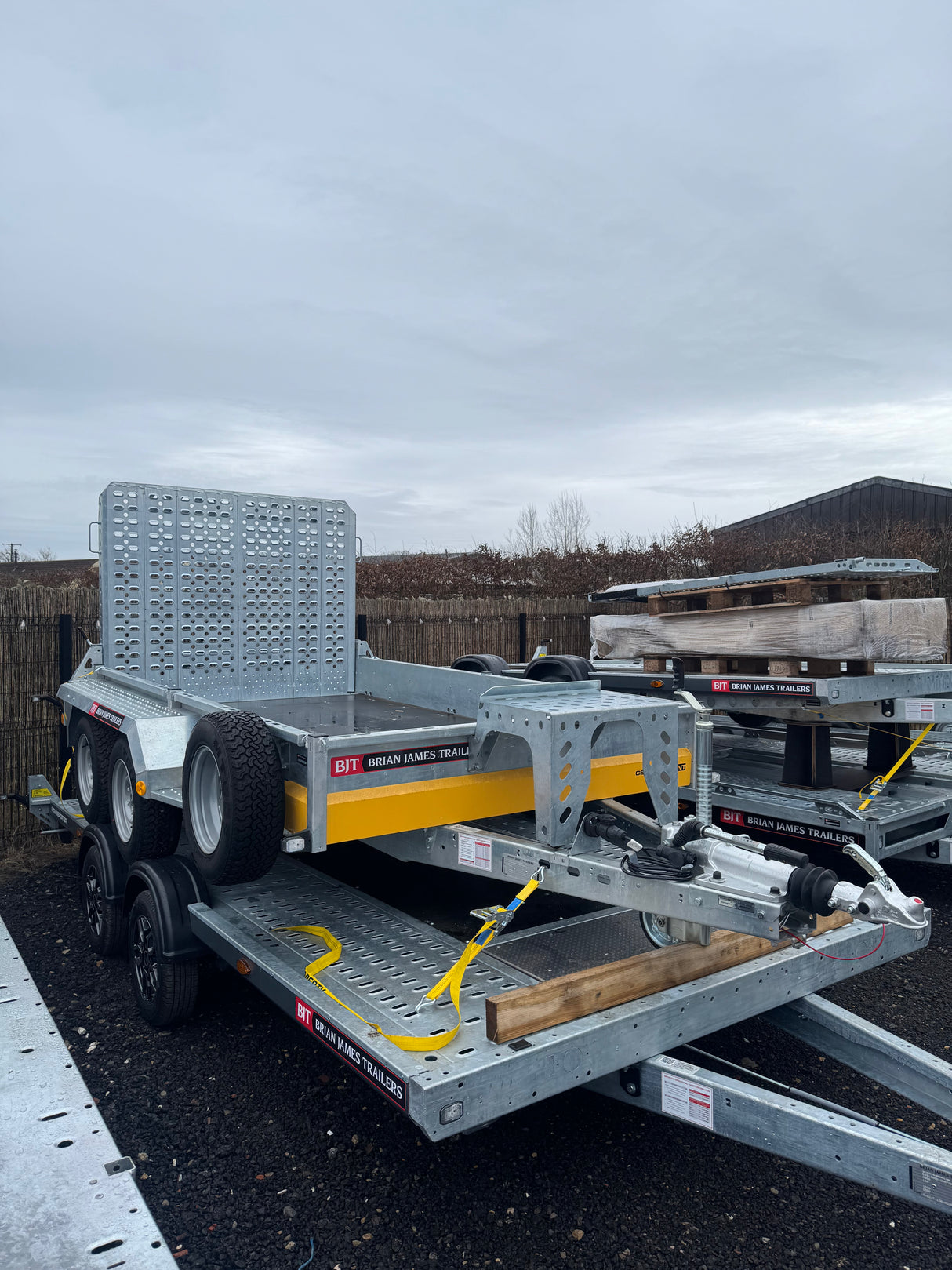 Brian James General Plant Digger Trailer 551-3117-35-2-13 3.1m x 1.7m 10ft x 5ft 3500kg