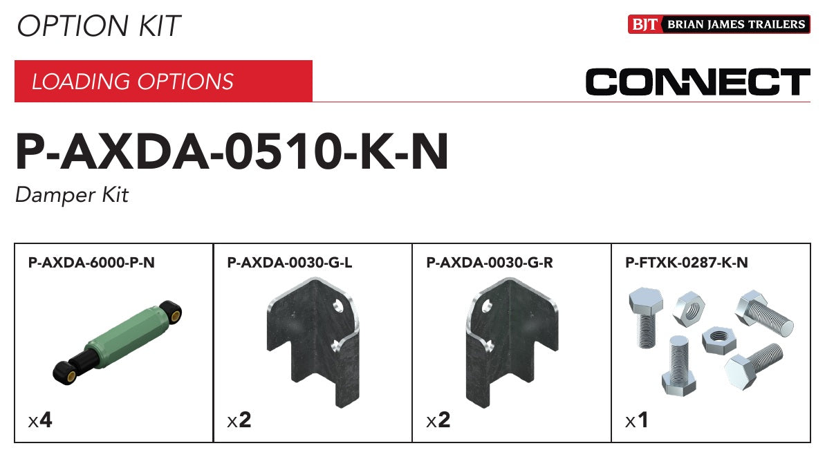 Brian James P-AXDA-0510-K-N manufacturer kit illustration