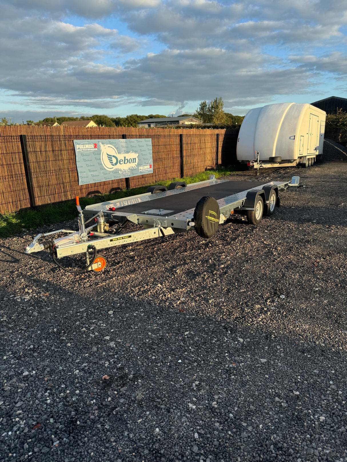 Woodford Widebody WBT-141 16’x6’6” Tilt with ramps Winch Ready Car Transporter Trailer