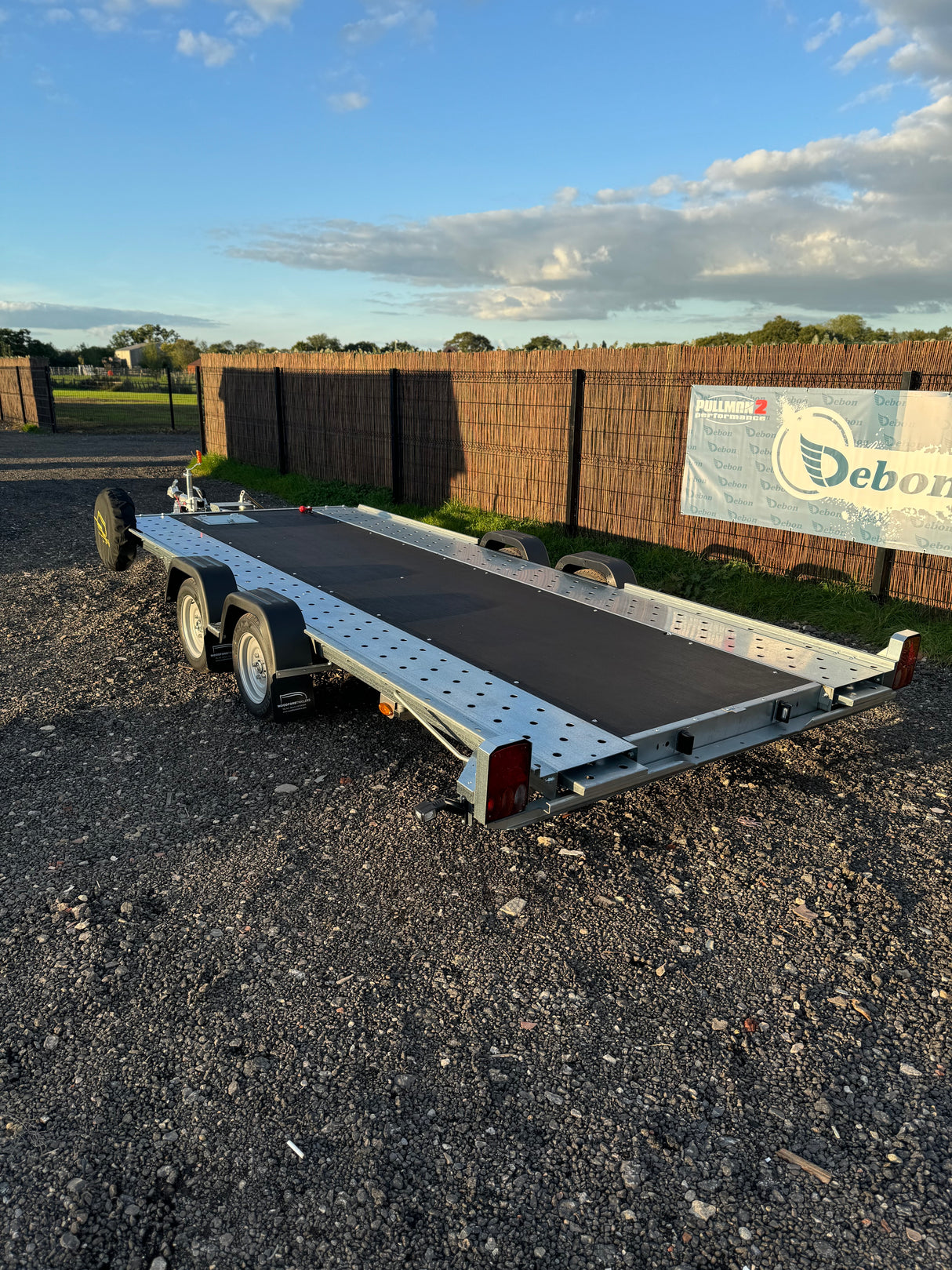 Woodford Widebody WBT-141 16’x6’6” Tilt with ramps Winch Ready Car Transporter Trailer