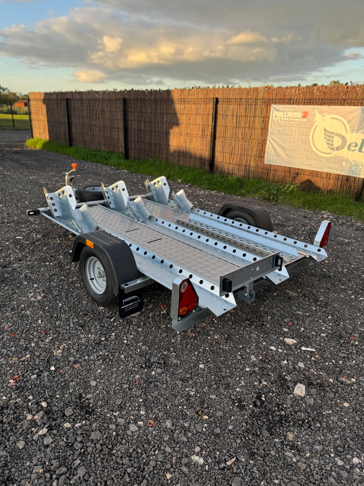 Woodford 3 Bike Motorbike Trailer