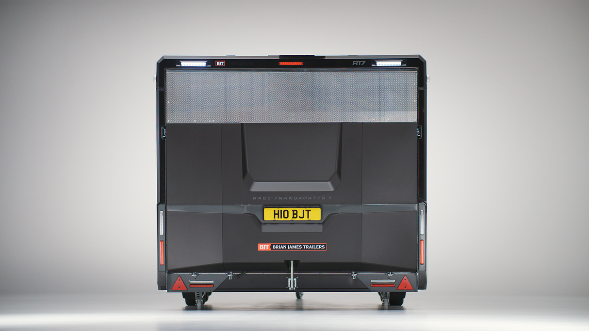 Brian James Race Transporter 7 Enclosed Trailer RT7 – 6.0m x 2.3m | 3.5T | Triple Axle | 10” Wheels 397-6023-35-3-10-B