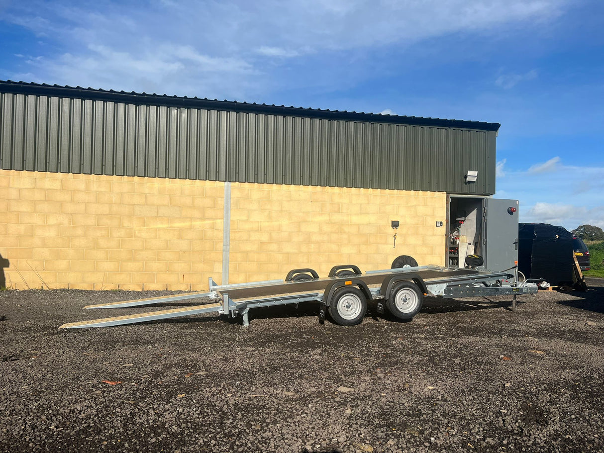 Woodford Widebody WBT101 14βx6β6β Tilt Bed Car Transporter Trailer