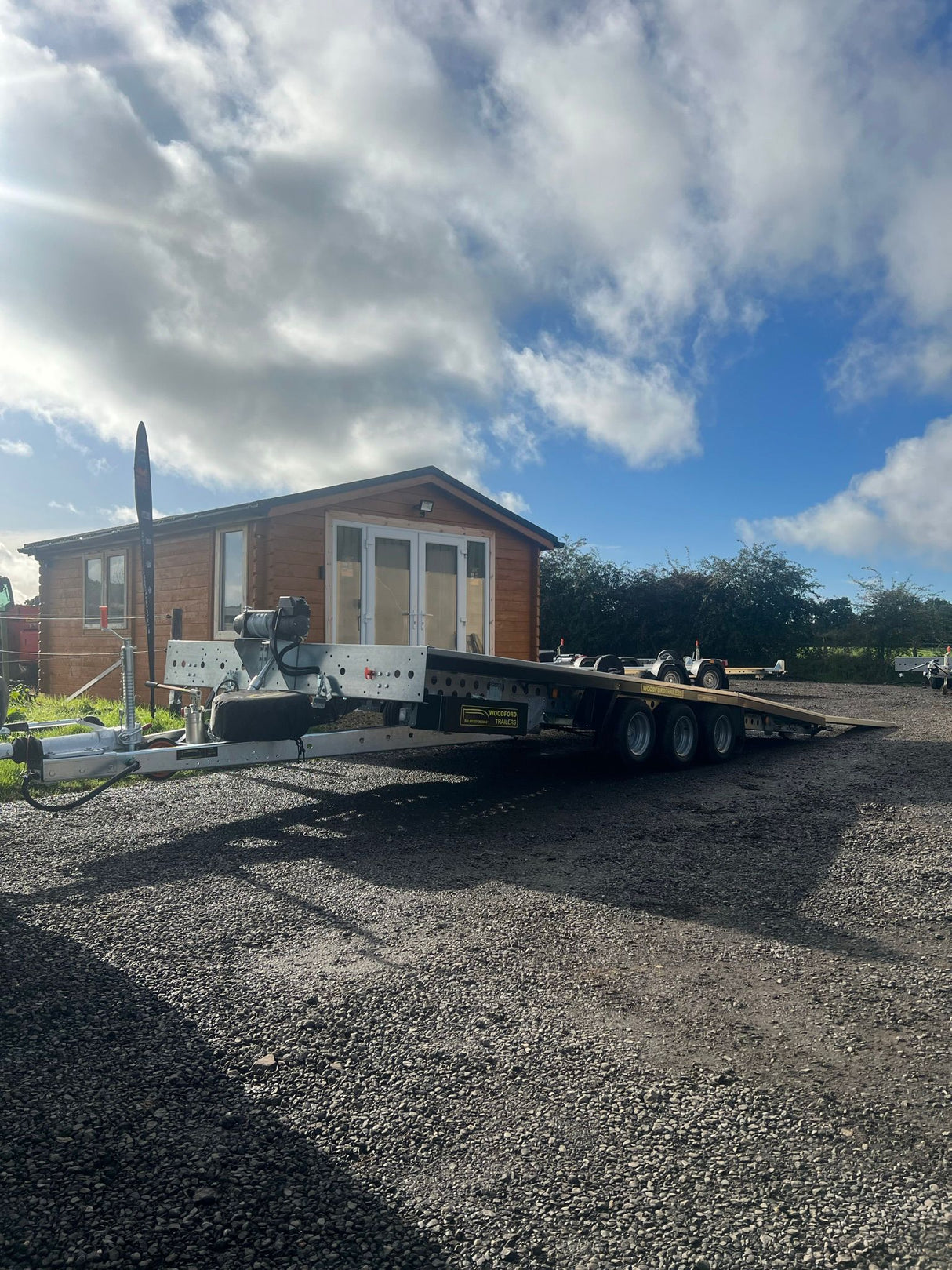 Woodford Auto Cruiser AC1835003 18’x7’3″ 5500 x 2220mm 3500kg Tilt Bed Car Transporter Trailer With Electric Winch