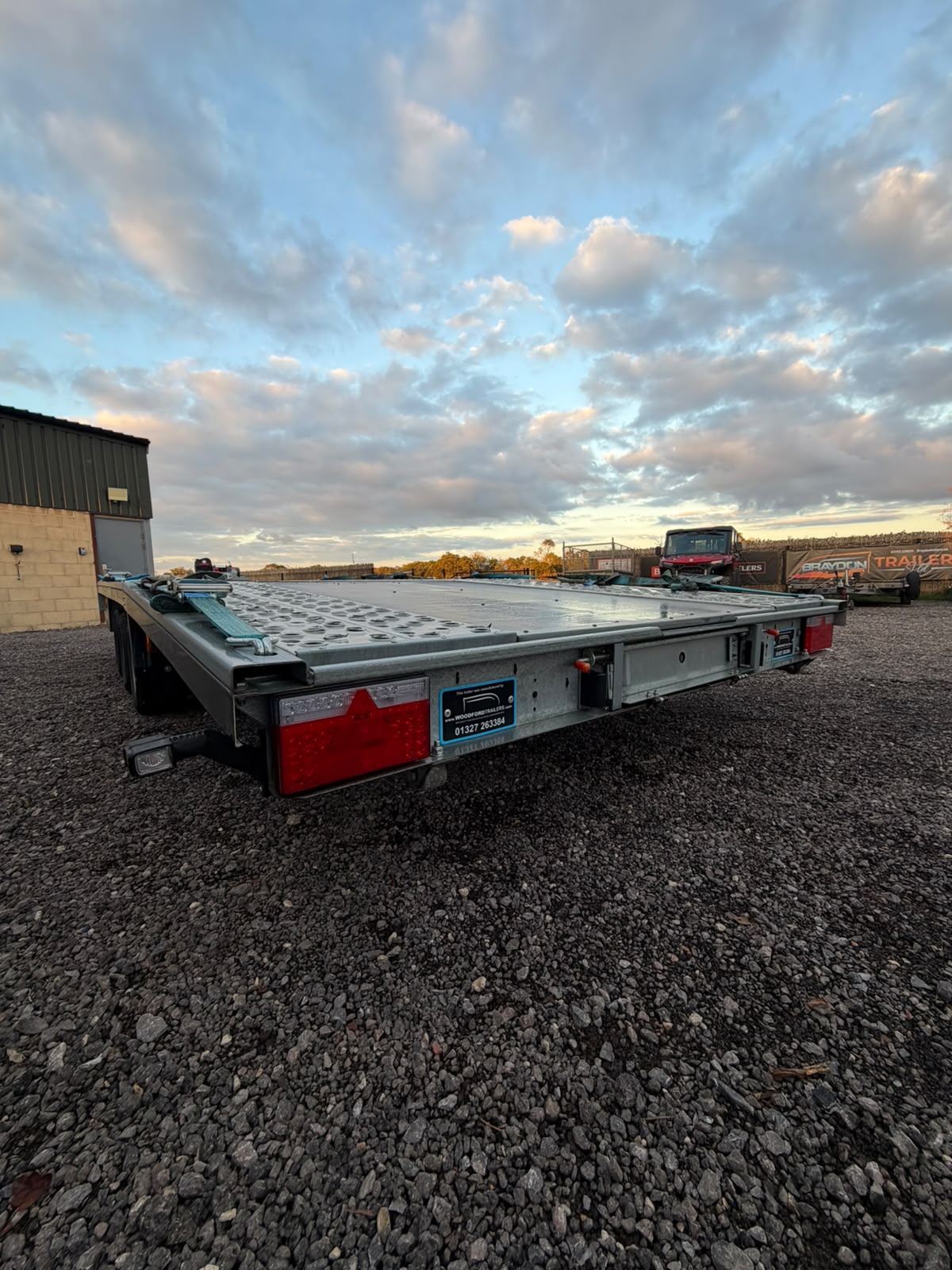 2024 Woodford AC1835003 Auto Cruiser 18' x 7'3" (5500mm x 2220mm) Tri Axle Tilt Winch