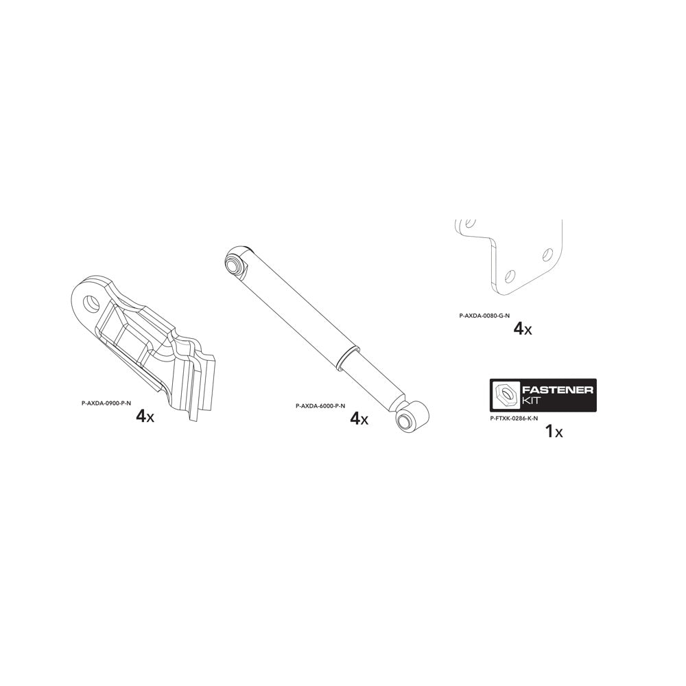 Brian James P-AXDA-0008-K-N manufacturer technical illustration; size and specification vary with the selected option