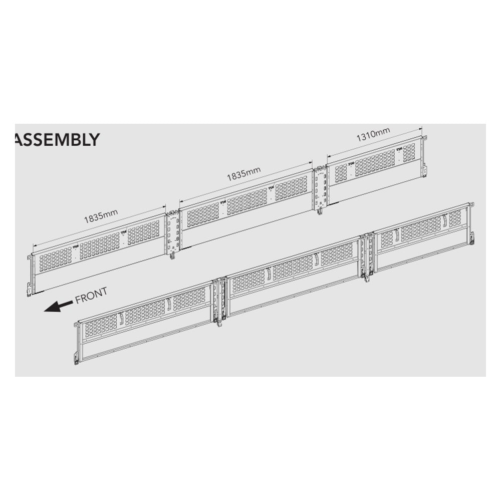 Brian James P-SIXT-6012-K-N manufacturer technical illustration; size and specification vary with the selected option