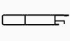 Aluminium anode profile 38313 l=3350mm – CZ000863