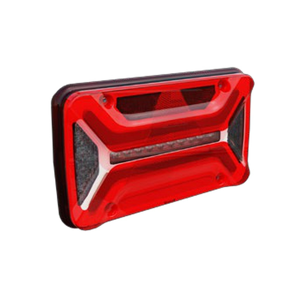 Genuine Brian James Lamp-Aspock- MultiLED3, Mk2 no pulse, 12v/24v, STOP/TAIL/IND/FOG/REV RH – manufacturer catalogue image; handed versions vary
