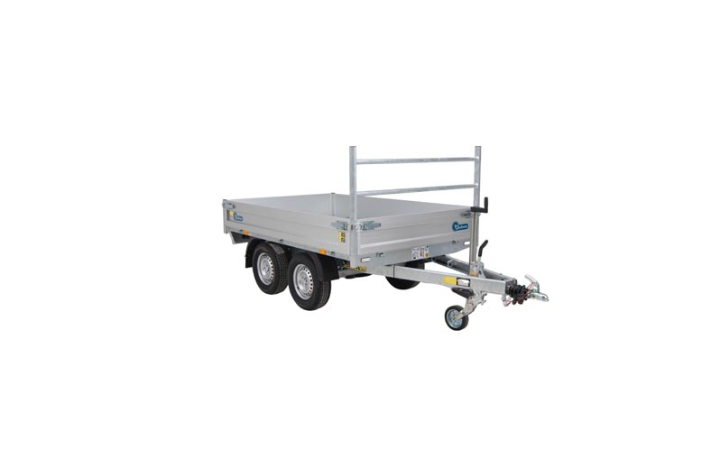 Debon PW0.2 Twin Axle Tipper Trailer 3.83m x 1.67m 2000kg MGW 1485kg Payload
