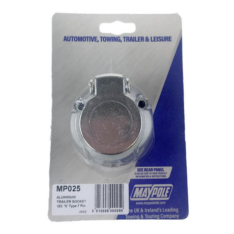 MP25 12n Type 7 Pin Aluminium Socket Display Packed — 025