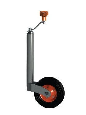 48 mm Jockey Wheel - Steel Rim High Handle- Max Nose weight: 150 kg