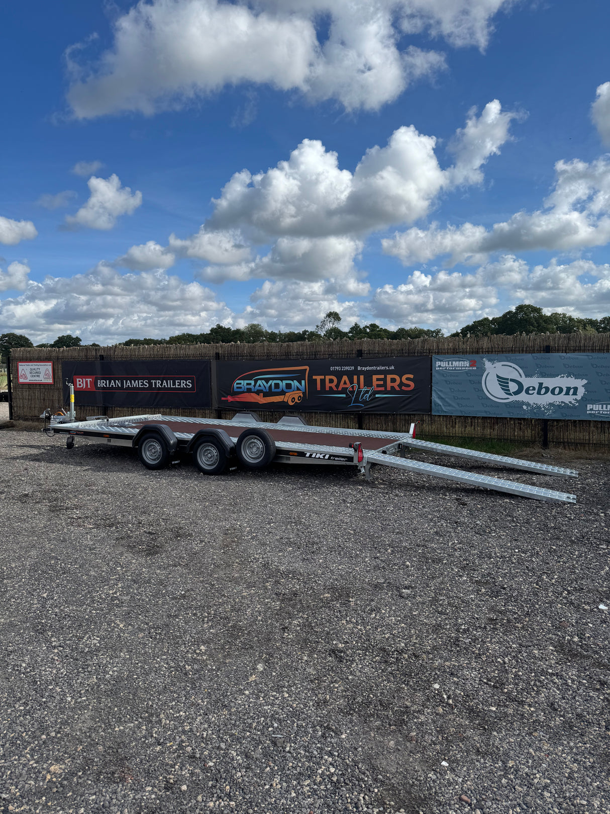 Tiki Auto 2850-DRB Car Transporter Trailer 5m x 2.09m 2850kg