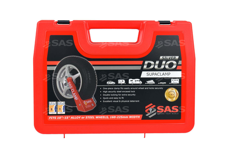 SAS Supaclamp Duo Silver Wheelclamp
