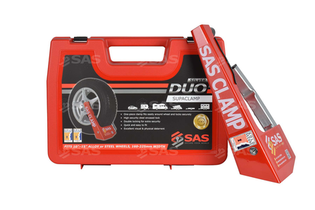 SAS Supaclamp Duo Silver Wheelclamp