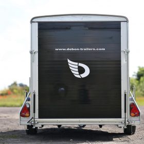 Debon Cargo 1300 Box Van Bike Trailer Polyester & Side Door