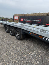 Brian James T6 T Transporter Car Trailer, 5.0m x 2.24m, 3.5t, 10in wheels, 3 Axle - 231-5022-35-3-10