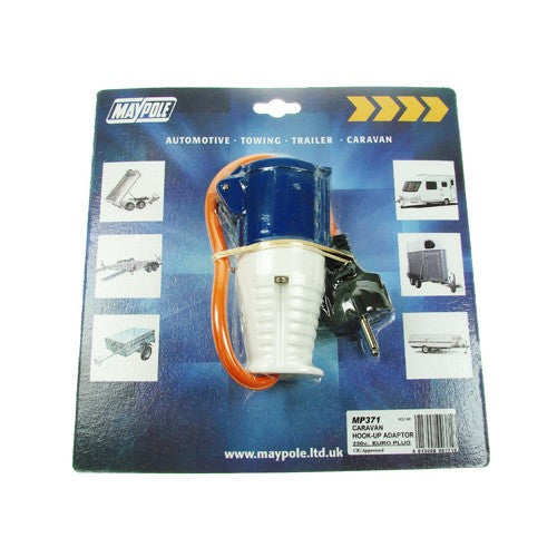 MP371 230v Euro Hook-Up Lead Display Packed — 371