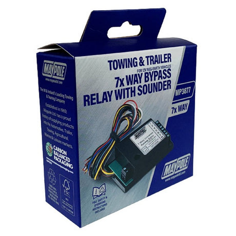 MP3877 12v 7 Way Bypass Relay Display Packed — 3877