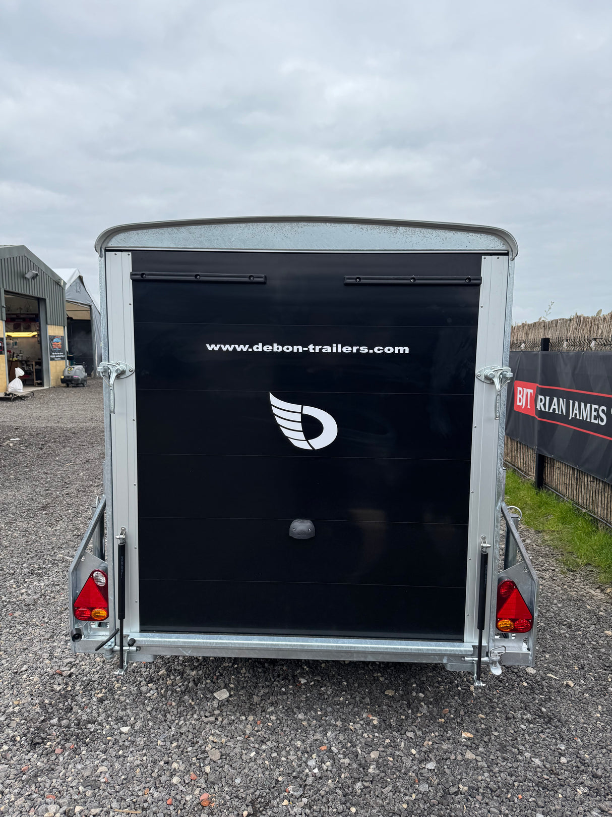 Debon Cargo 1300 Box Van Bike Trailer Polyester & Side Door