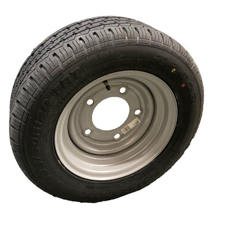 MP42215 195/60 R12c 5 Stud 6.5" Pcd Silver Wheel & Tyre — 42215